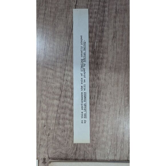 Vintage 1983 Playbill "My One And Only" St. James Theatre Collectible - Picture 4 of 6